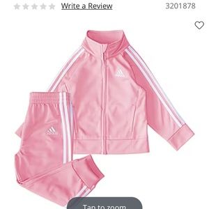 NWT Pink 24 month adidas tracksuit